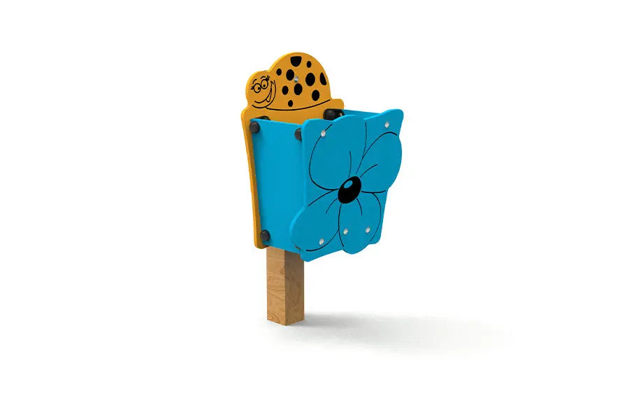 Corbeille enfant Jara inclusive pour aire de jeux