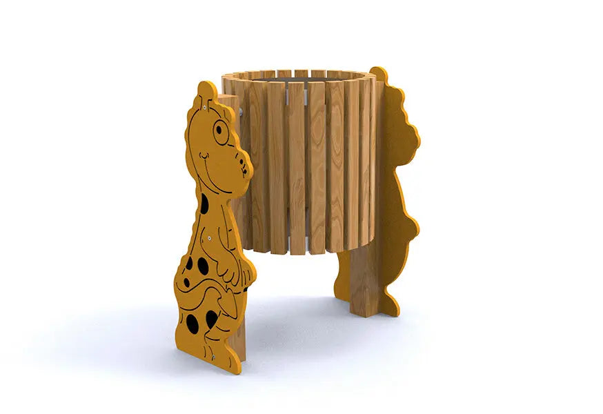 Poubelle ludique en forme de dragon pour enfants