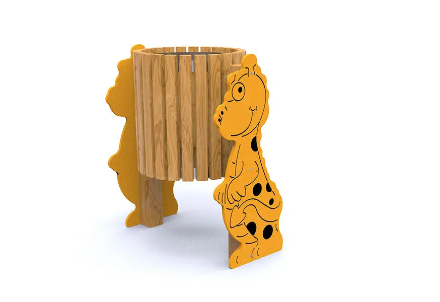 Corbeille enfant Dragon inclusive pour aire de jeux