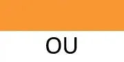 Échantillon orange du plateau 120 x 60 cm sur roulettes