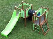 Structure de jeu Le Papyrus en aluminium vert golden pour enfants de 2 à 7 ans