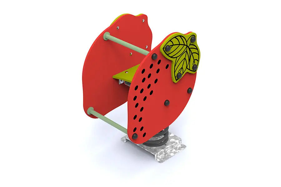 Jeu à ressort en forme de fraise, double silhouette 1 place