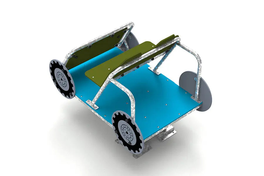 4x4 à ressort en polyéthylène et acier galvanisé