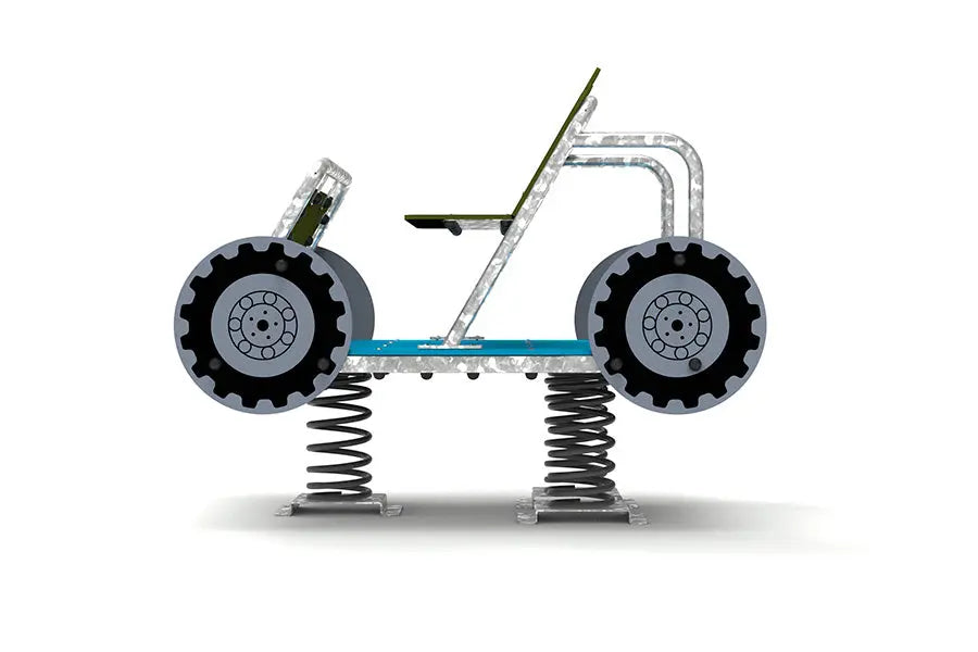 Jeu sur ressort voiture tout-terrain pour parc public