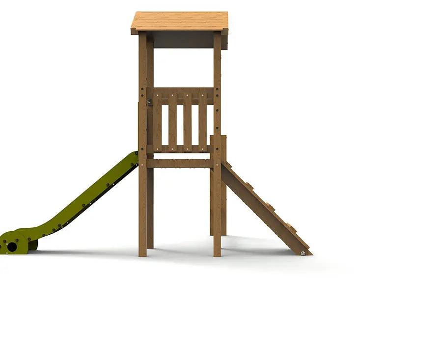 Aire de jeux rustique Castañeda pour parc communal