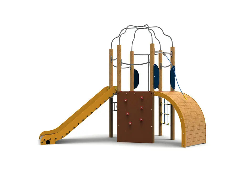 Rampe courbe de la structure Morero