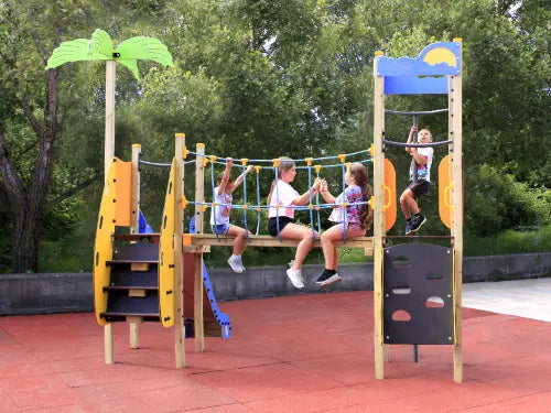 Aire de jeux Île au trésor pour camping et village vacances