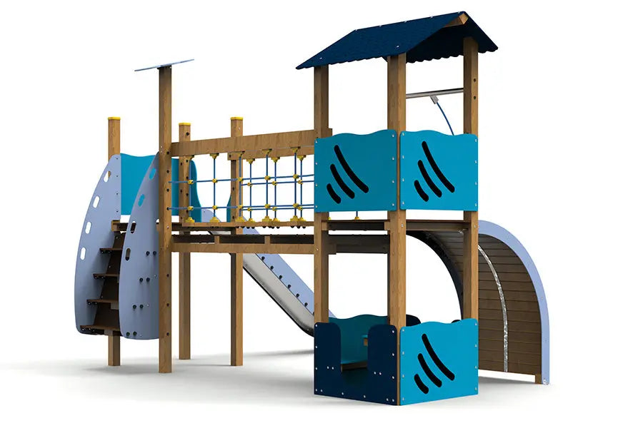 Structure multi-jeux Campoo pour enfants de 3 à 12 ans