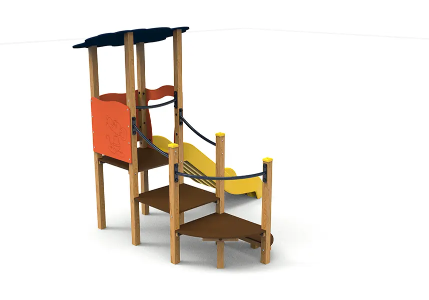 Toboggan de 0,90 m de l'aire de jeux Nansa