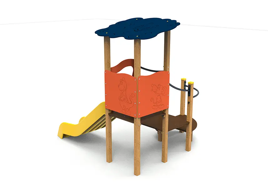Gamme de couleurs de l'aire de jeux Nansa