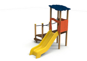 Aire de jeux Nansa en bois pour enfants de 1 à 6 ans