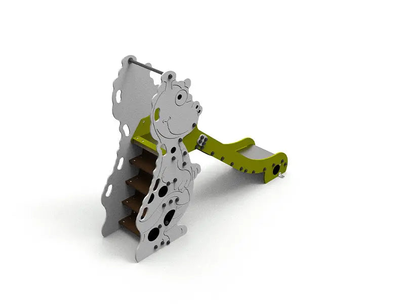 Toboggan thématique dragon, hauteur de chute 0,90 m