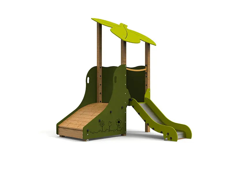 Structure multi-jeux en bois pour enfants de 1 à 3 ans