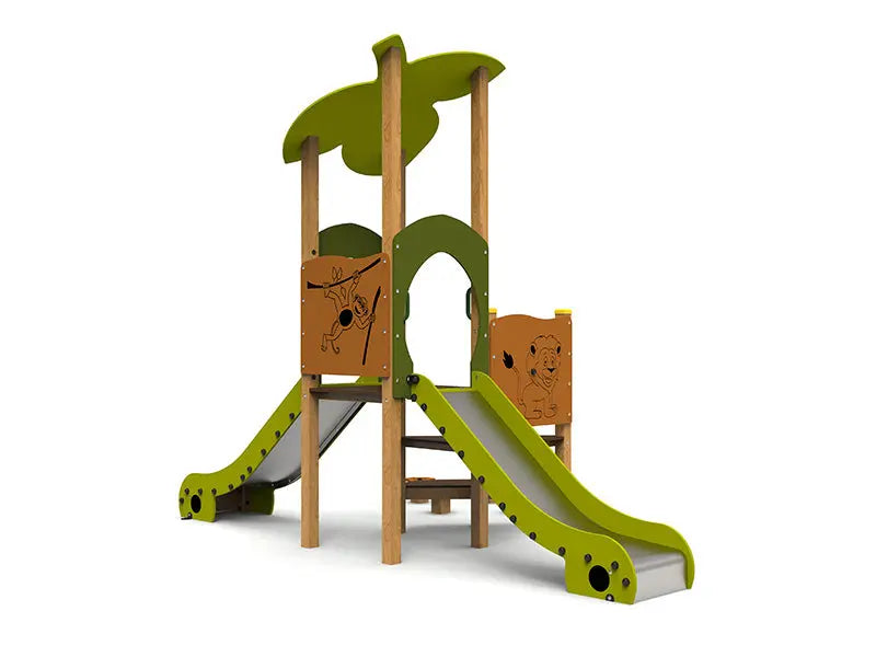 Aire de jeux La Forêt 4 pour école maternelle