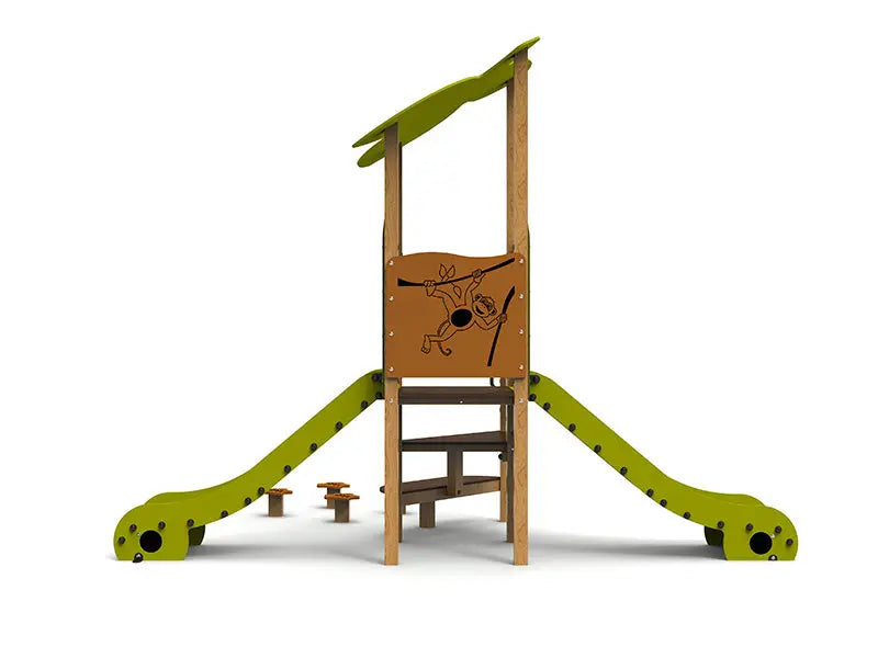 Détail de la structure de jeux La Forêt 4