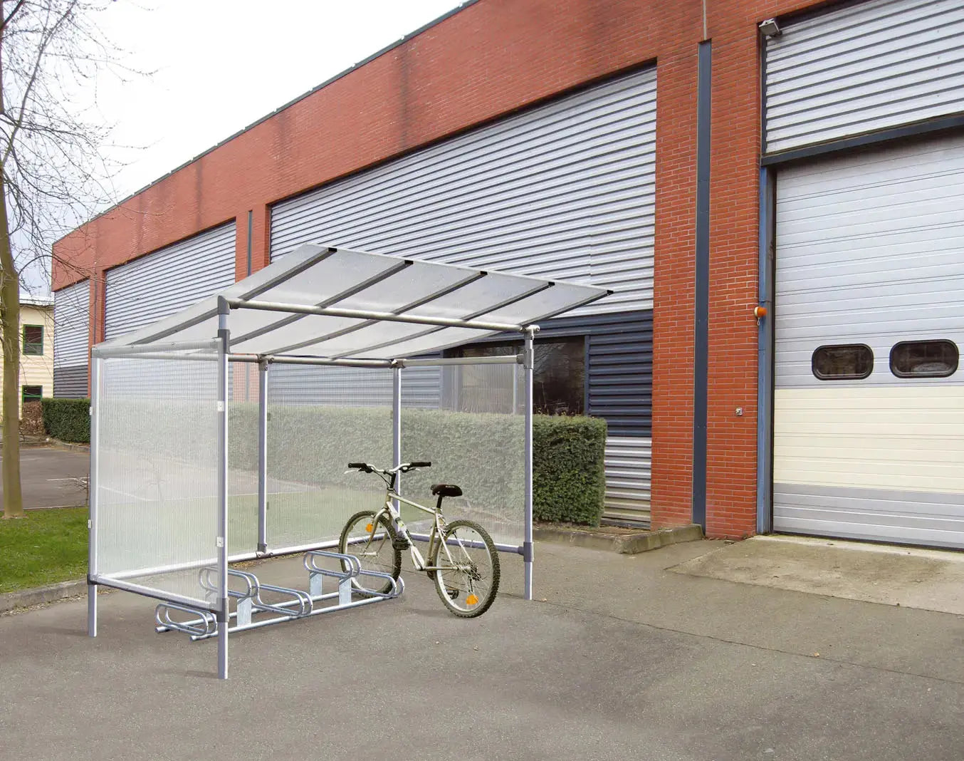 Abri vélos alu 5 places - France Collectivités