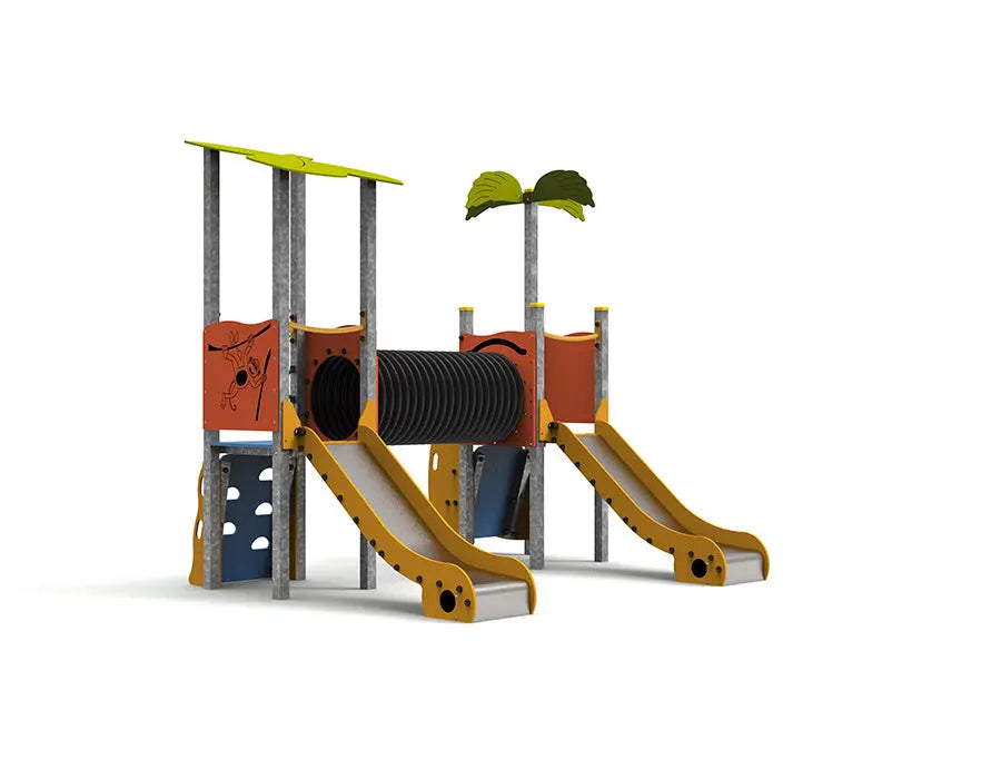 Aire de jeux Tropical pour crèche et école maternelle