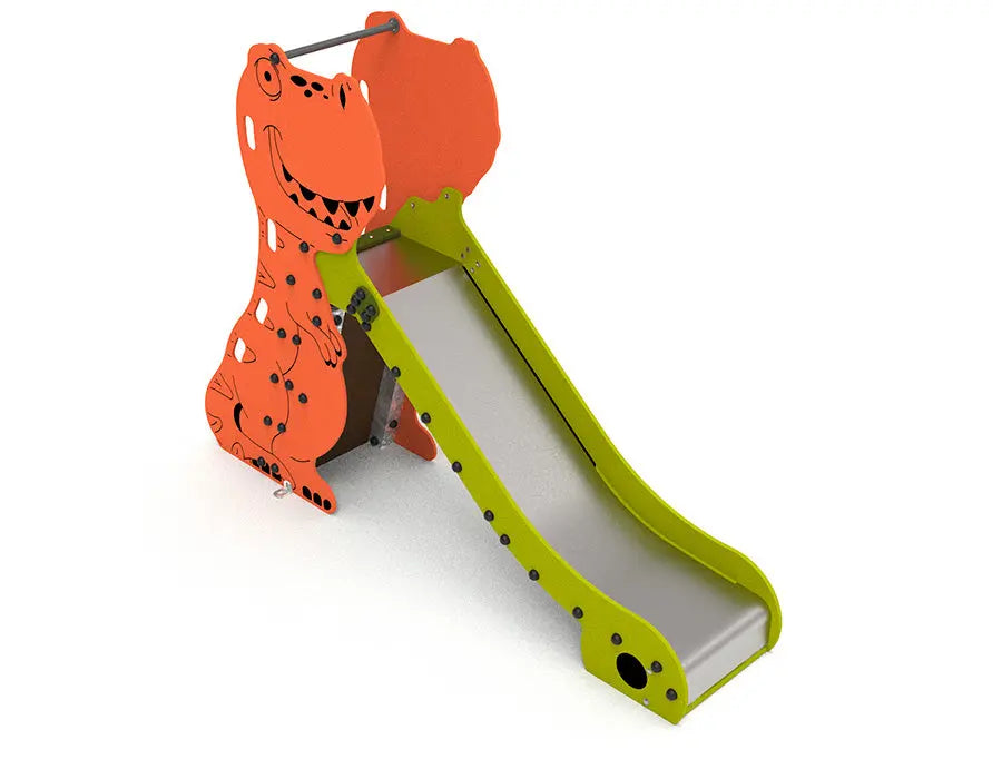 Toboggan Dino pour aire de jeux, glissière 0,90 m pour enfants de 1 à 6 ans
