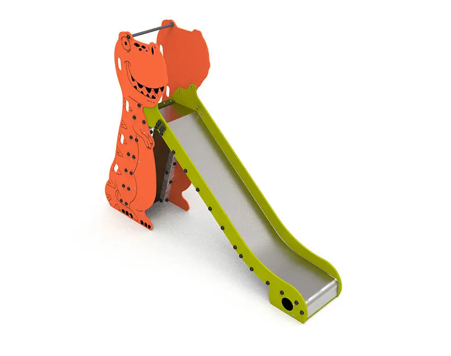 Toboggan Dino hauteur 1,20 m pour aire de jeux collective