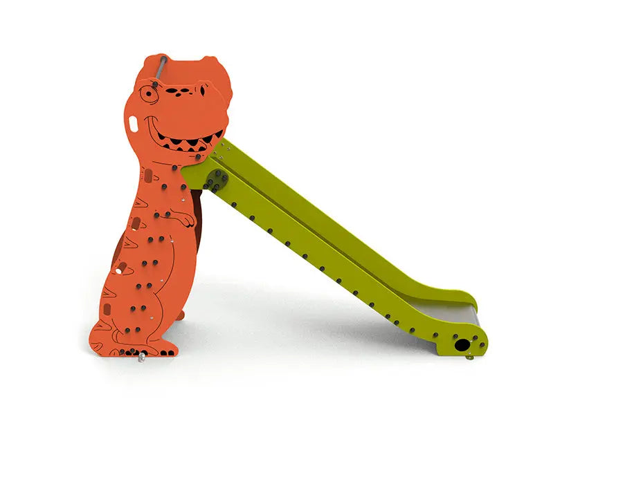 Toboggan dinosaure 1,50 m pour parc communal
