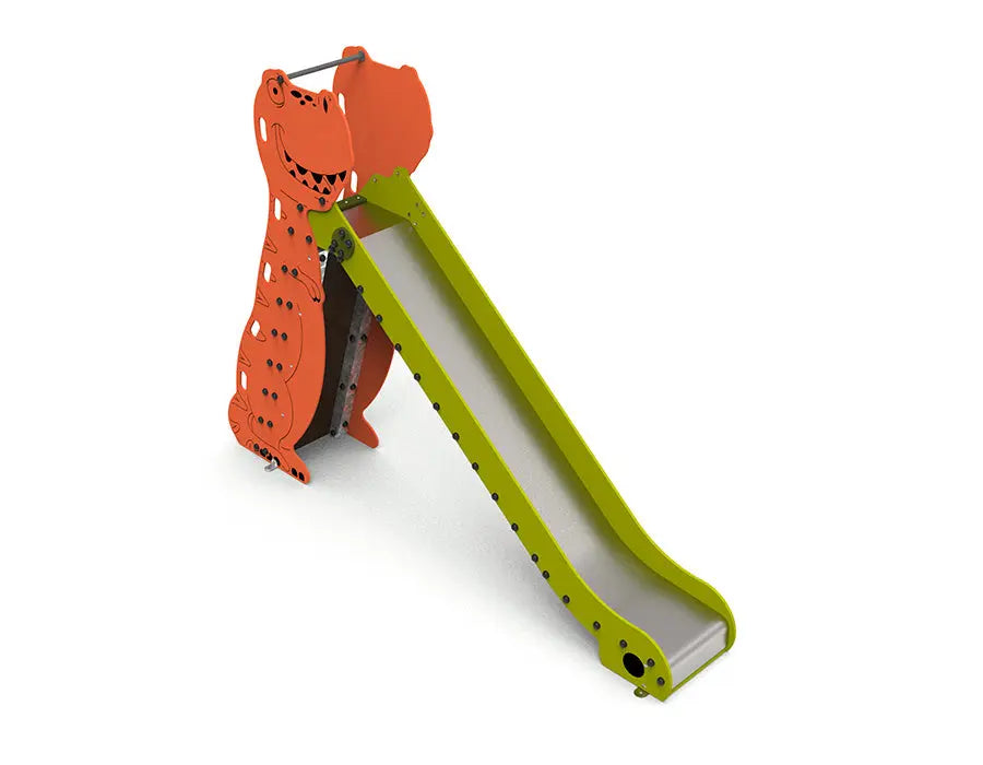 Grand toboggan Dino hauteur 1,50 m pour enfants de 1 à 12 ans