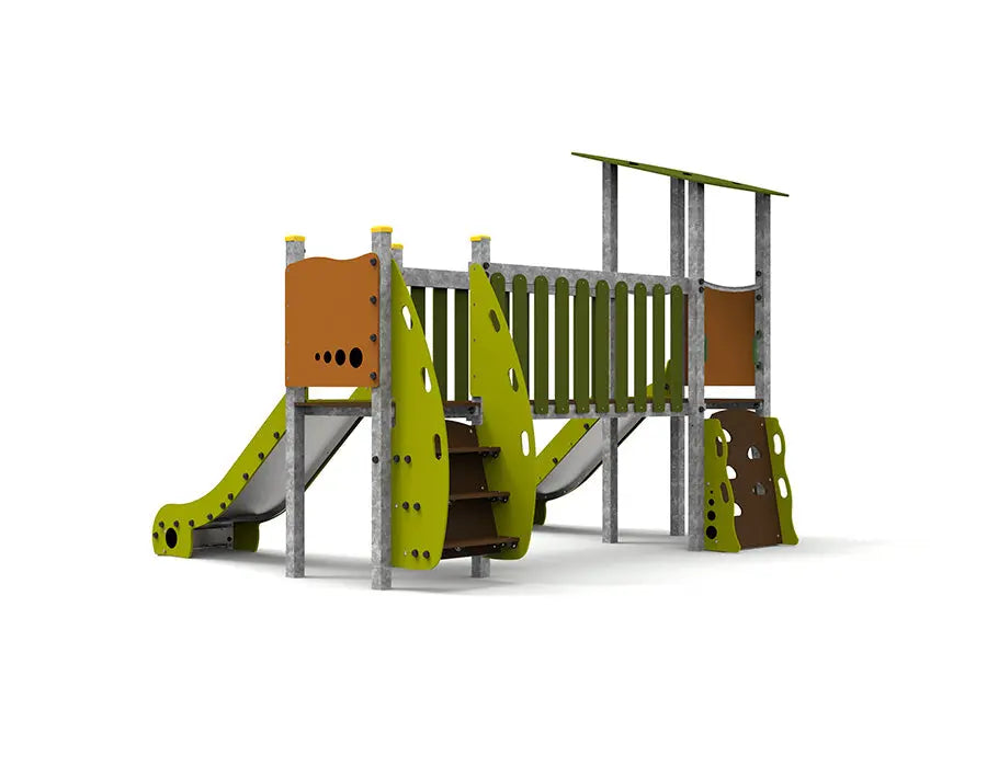 Aire de jeux métallique Galvacabo pour square