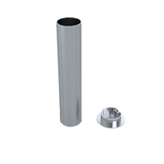 Fourreaux aluminium avec couvercle pour poteaux de volley Ø 90 mm