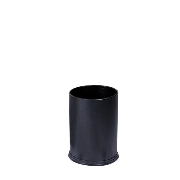 Corbeille à papier métal 12 L noire Getsi pour bureau – France Collectivités