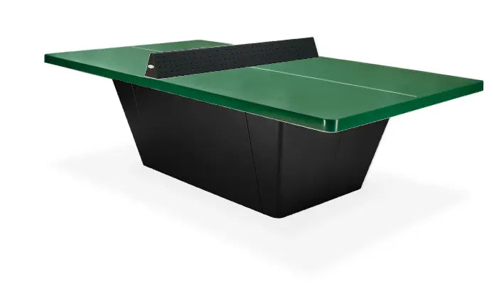 Table de ping-pong Square Balia, piétement noir et plateau vert sapin