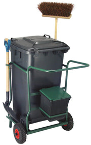 Chariot de voirie 1 x 240 litres avec conteneur et accessoires - France Collectivités