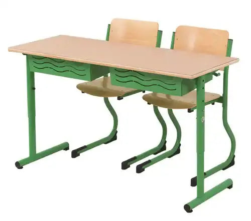 Table 2 places réglable VELA avec deux chaises réglables