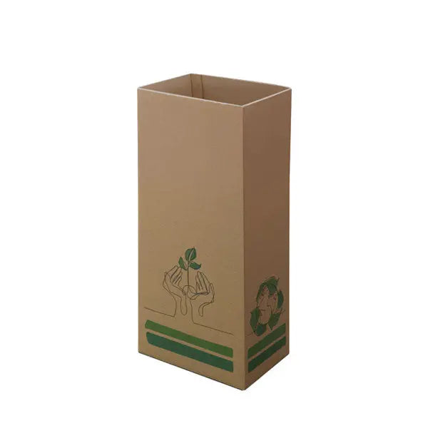 Corbeille de tri sélectif en carton recyclable avec cadre métal de couleur, Medial International – France Collectivités