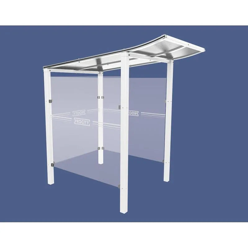 Abri caisse Modulo avec vitrages latéraux Procity