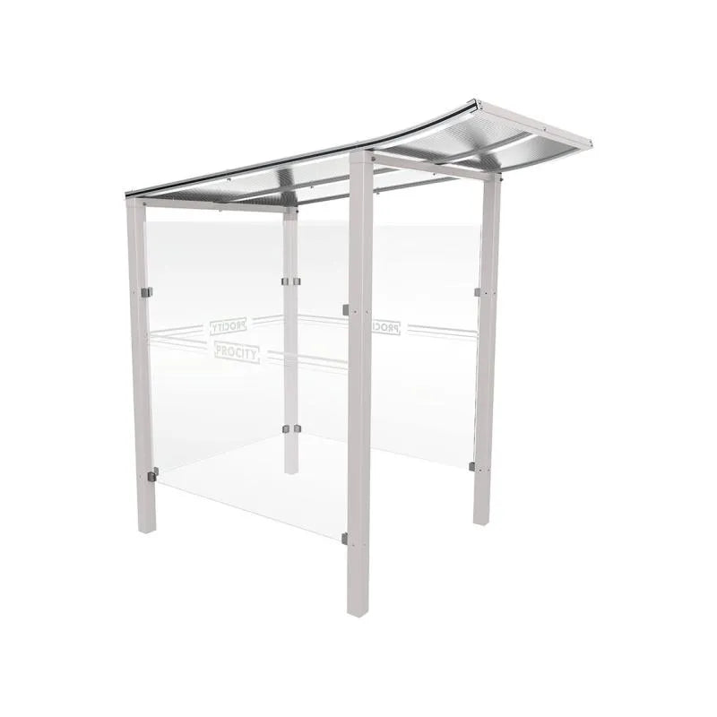 Abri caisse Modulo avec vitrages latéraux Procity