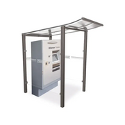 Abri caisse Modulo avec vitrages latéraux Procity