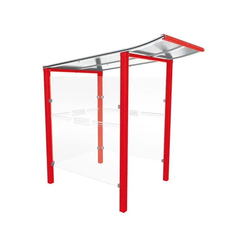 Abri caisse Modulo avec vitrages latéraux Procity