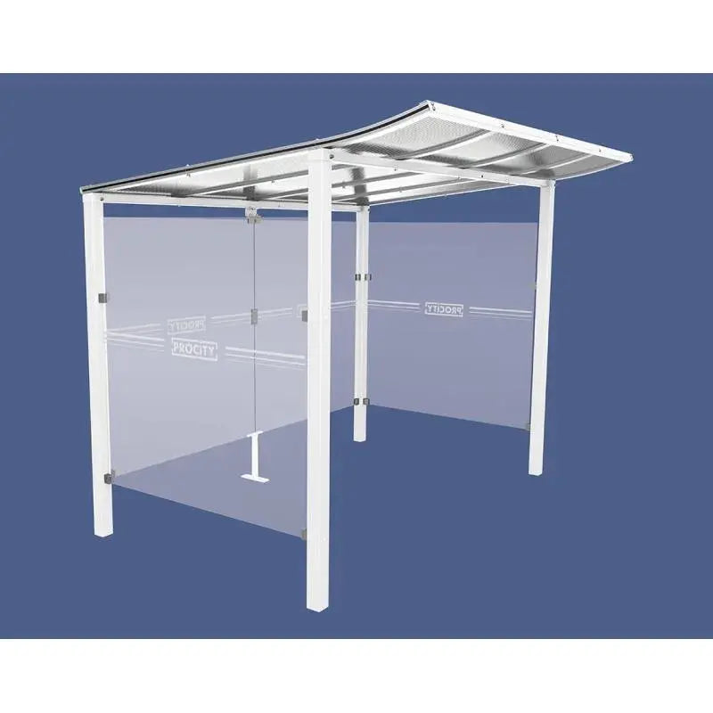 Abri caisse Modulo avec vitrages latéraux Procity