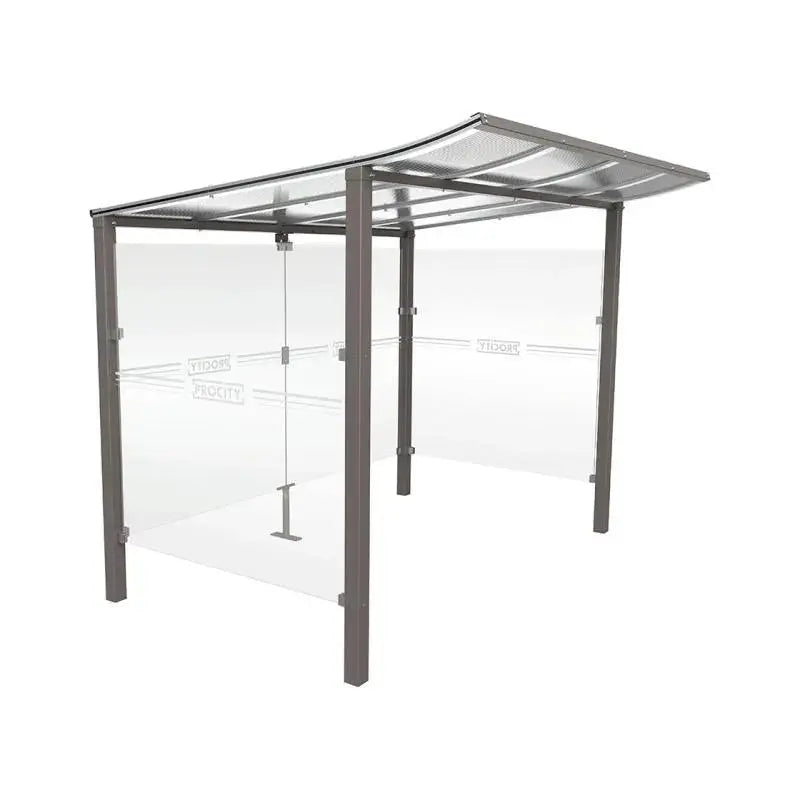 Abri caisse Modulo avec vitrages latéraux Procity