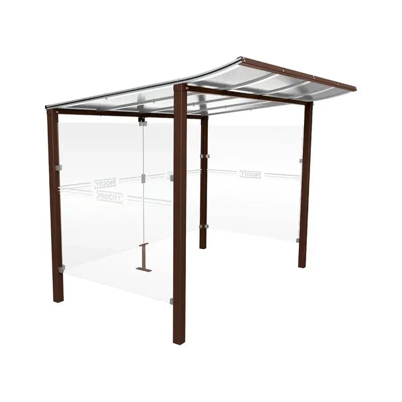 Abri caisse Modulo avec vitrages latéraux Procity