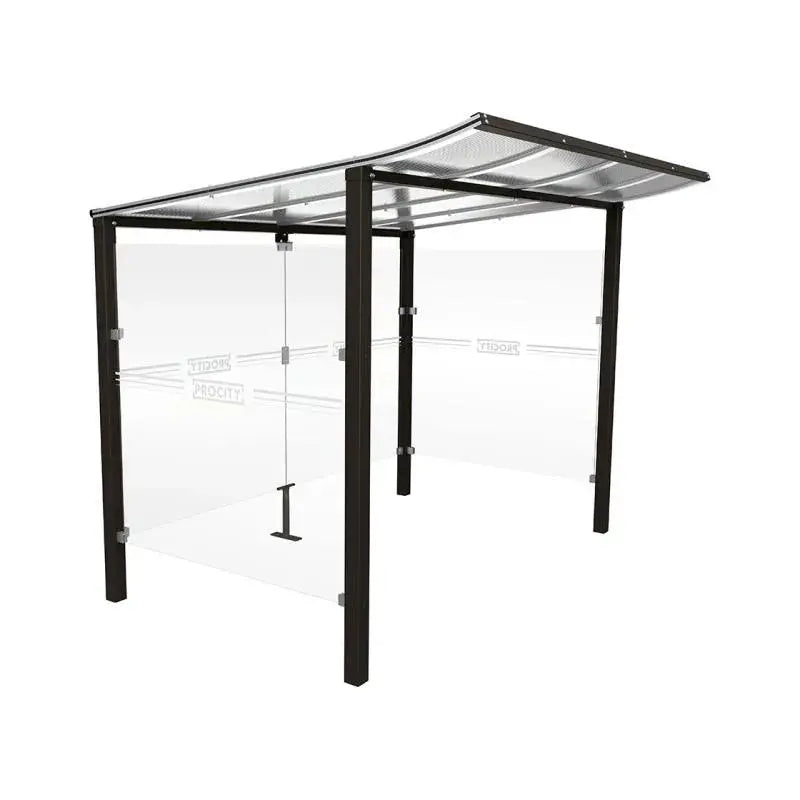 Abri caisse Modulo avec vitrages latéraux Procity