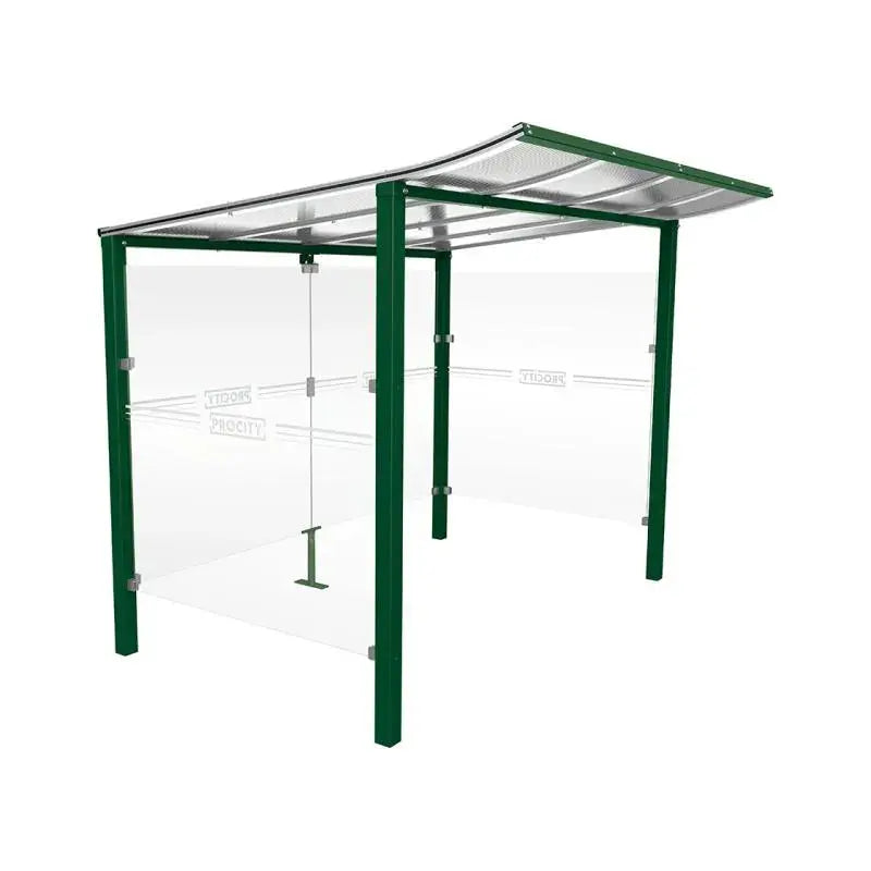 Abri caisse Modulo avec vitrages latéraux Procity