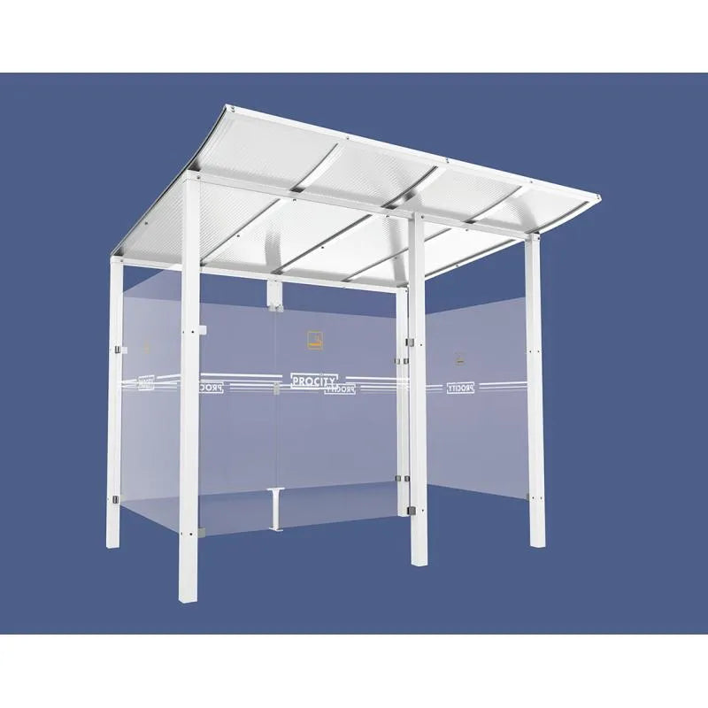 Abri fumeurs aluminium Modulo Procity