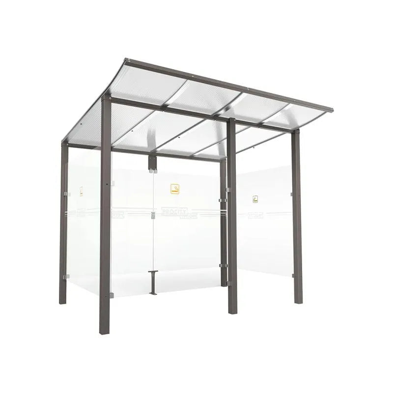 Abri fumeurs aluminium Modulo Procity