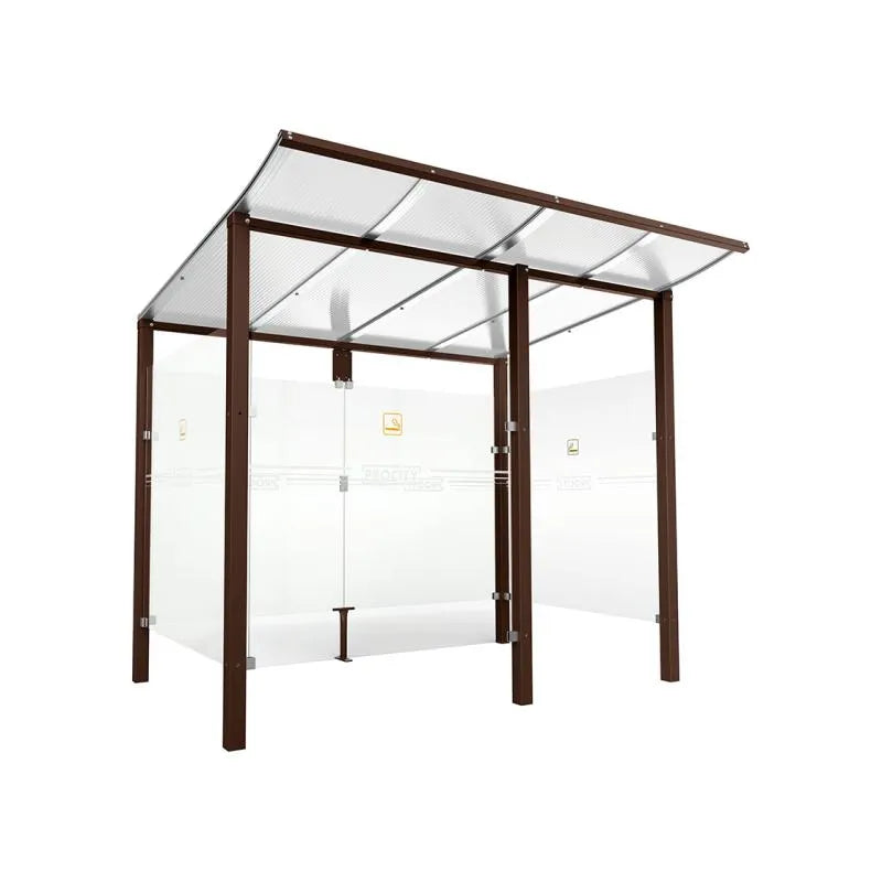 Abri fumeurs aluminium Modulo Procity