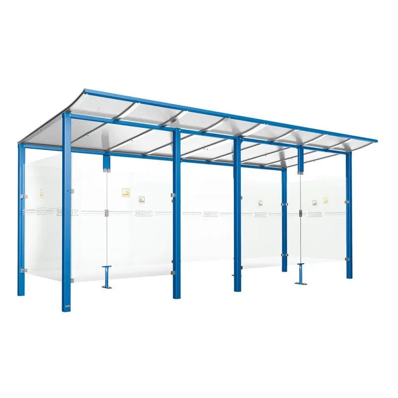 Abri fumeurs aluminium Modulo Procity