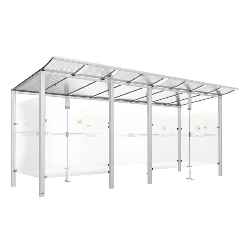 Abri fumeurs aluminium Modulo Procity