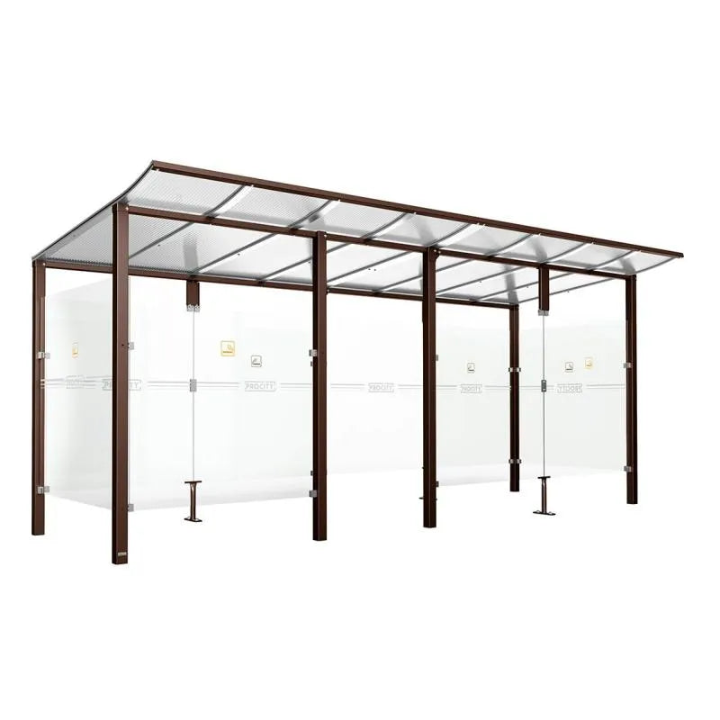 Abri fumeurs aluminium Modulo Procity