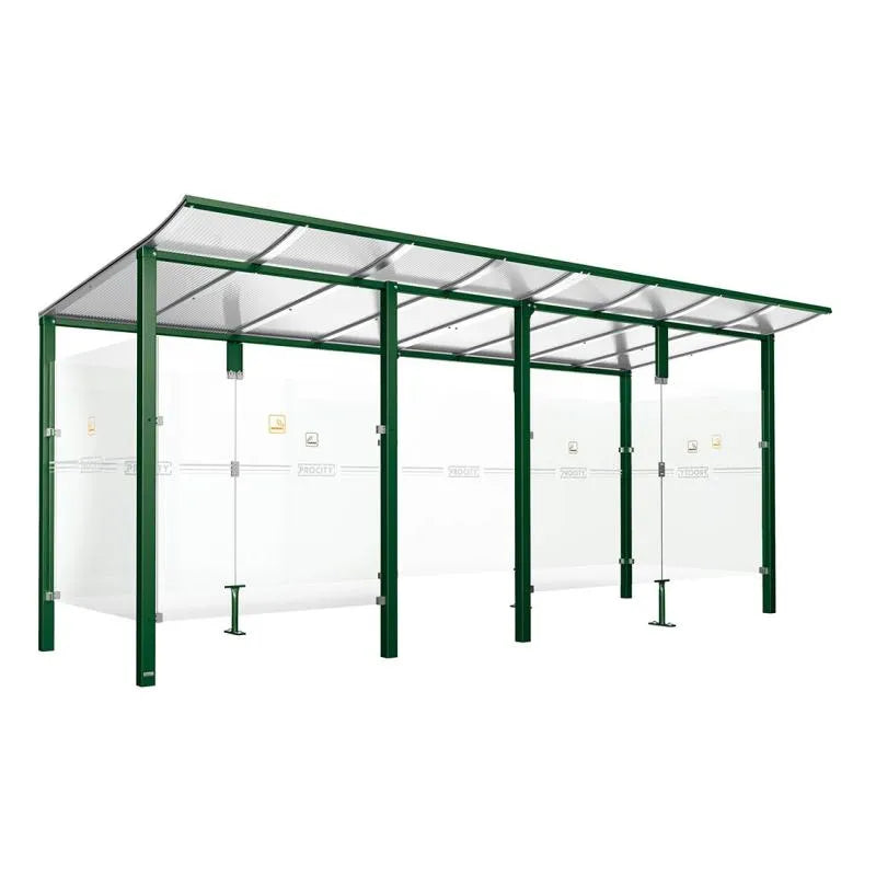 Abri fumeurs aluminium Modulo Procity