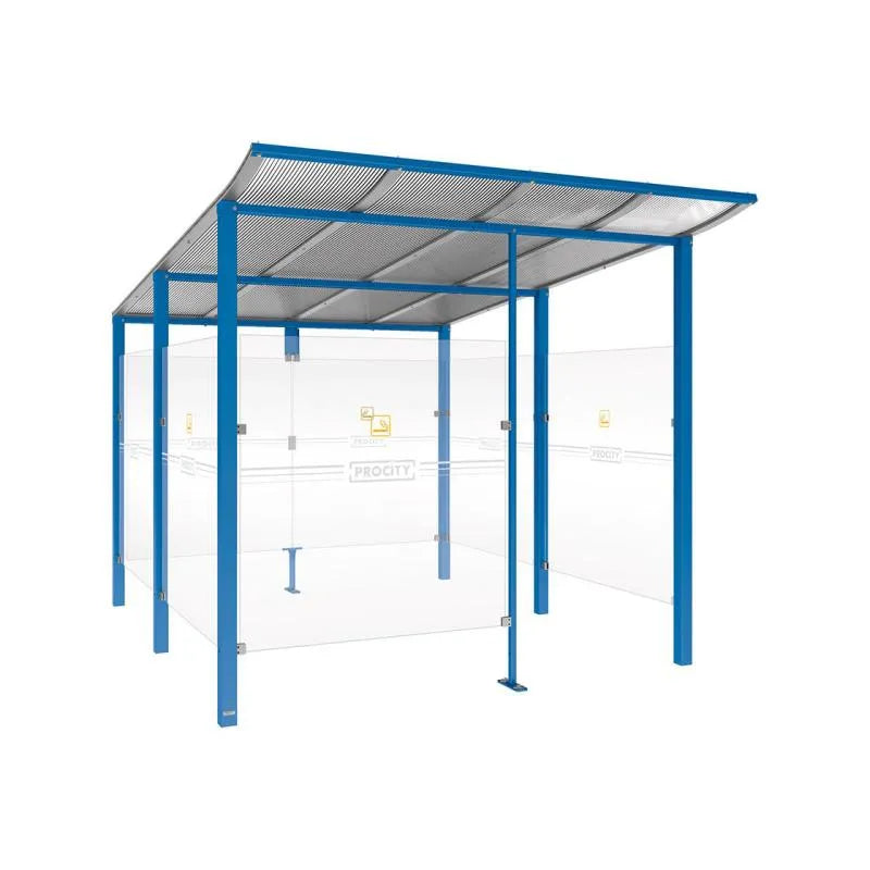 Abri fumeurs aluminium Modulo Procity