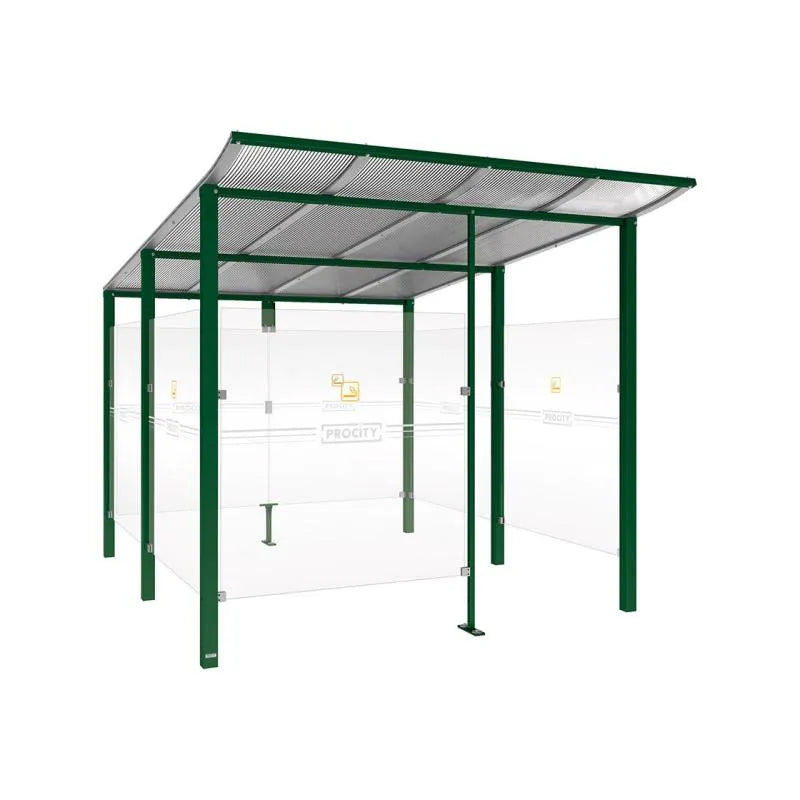 Abri fumeurs aluminium Modulo Procity